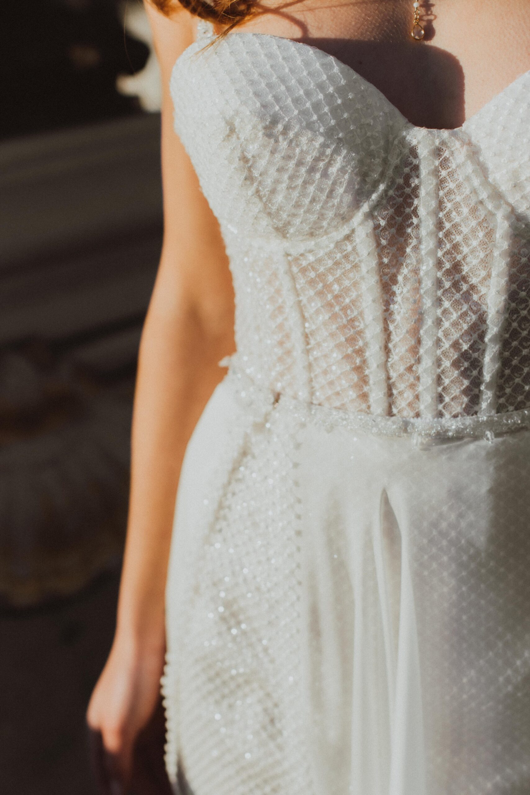 robe de mariée bustier Julie Bauer paris photographe Carole Maï